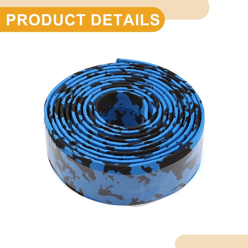 Partuto 2 Pcs Universal Bike Handlebar Tape - Foam Blue