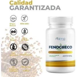 Fenogreco 500mg - 100 Cápsulas Por Frasco