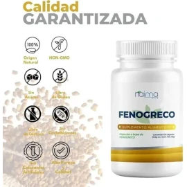 Fenogreco 500mg - 100 Cápsulas Por Frasco