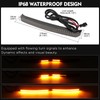 JMTBNO Motorcycle Saddlebag Tail Lights LED Rear Sequential LED Running