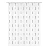 Kleine Wolke Duschvorhang Vinyl GRAFICO in Anthrazit mit 180x200 cm