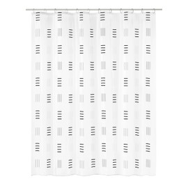 Kleine Wolke Duschvorhang Vinyl GRAFICO in Anthrazit mit 180x200 cm