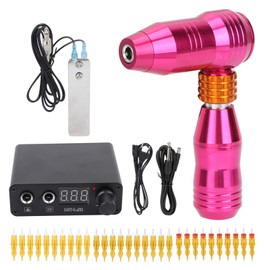 Rotary Tattoo Motor Pen Aluminium Alloy Tattoo Foot Pedal Tattoo Needles Complete Tattoo Kit