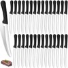 ddseexhe 32 Pcs Serrated Steak Knives Set,8.5 Inch Stainless Steel