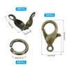 PATIKIL Jewelry Making Accessories Set, 100 Pcs Lobster Clasp 200
