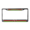 CafePress Kenya Kenyan Blank Flag License Plate Frame Chrome License