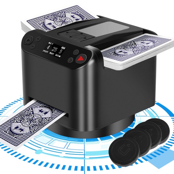Orsong Automatic Card Shuffler And Dealer 180/360 Rotate (Used By