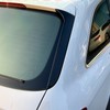2pcs Rear Back Window Side Spoiler Glossy Black Maintenance Replacement