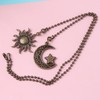 Ximimark 2 pcs Set Of Sun And Moon Pull Chain,