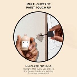 soto Gray Paint Touch Up, Multi-Surface, Matte Finish (No. 72 Hasami Grey) - 1.5 Ounces/45 Milliliters of Scratch Repair for Furniture, Walls, Cabinets, Trim, Doors, Indoor/Outdoor