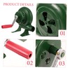 Levemolo Manual Blower for Grill Camping Barbecue Fan Handheld Fire