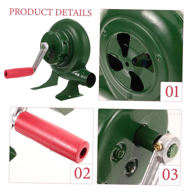 Levemolo Manual Blower for Grill Camping Barbecue Fan Handheld Fire