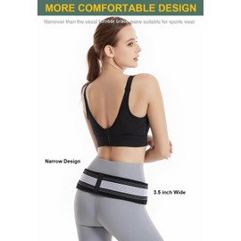 SUJAYU Back Brace for Lower Back Pain Women, Lower Back Brace Back Support Brace Back Support Belt for Women, Lumbar Support Brace Sacroiliac Belt Women Hip Brace for Women (Large)