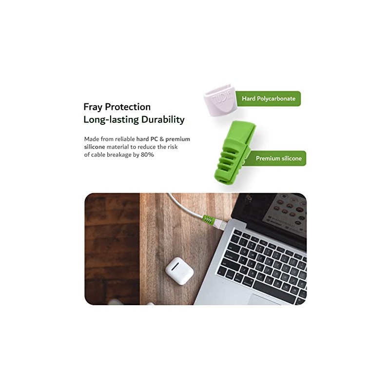 TUDIA Klip - Protector de cable de carga (para MacBook