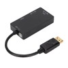 DisplayPort to VGA Video Adapter 3 in 1 Portable DP