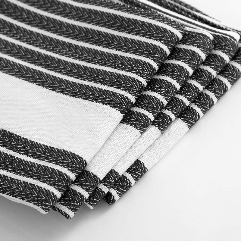 PiccoCasa Table Runner, 100% Cotton Dining Table Runner 33x183 Cm/14"x72",