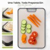 Freshware - Tabla de cortar de titanio para cocina, tablas