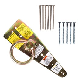 Guardian 00484 Bull Ring Fall Protection Anchor | Zinc-Plated Galvanized Steel | OSHA and ANSI Compliant