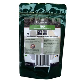 Monopotassium Phoshpate (MKP) Fertilizer | Highly Water Soluble | 0-52-34 (1 Pound)