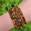 Unbranded Natural Tiger's Eye 4MM Gemstone Bead Healing Protection Men
