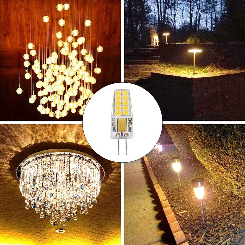 5W G4 LED Light Bulbs(8 Pack) AC/DC 12V Bi-Pin Base