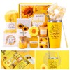 Gifts for Women, Self Care Package for Women Crochet Sunflower