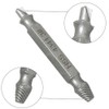MEETOOT Bolt Remover Drill Tool Stripping Screw Removal Tool Silver