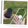 MAGICLULU 2pcs Stethoscope Holder for Scrubs PU Stethoscope Hip Holder