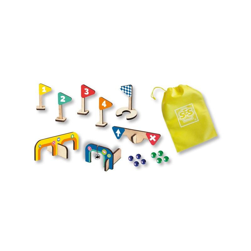 SES Creative 02302 Marble Golf-Wooden minigolf Course