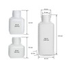 Octopus plastic bottles 2x 30 ml, 2x 50 ml and