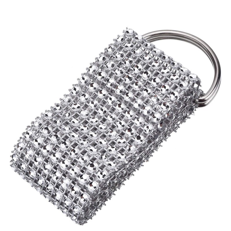 Hotop 2 Pairs of Crystal Rhinestone Diamond Curtain Tie Backs