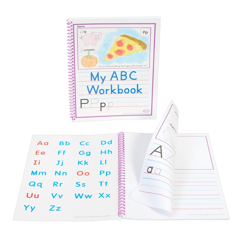 Excellerations Alphabet Skills Workbooks Learning Tool Set of 10 Workbooks