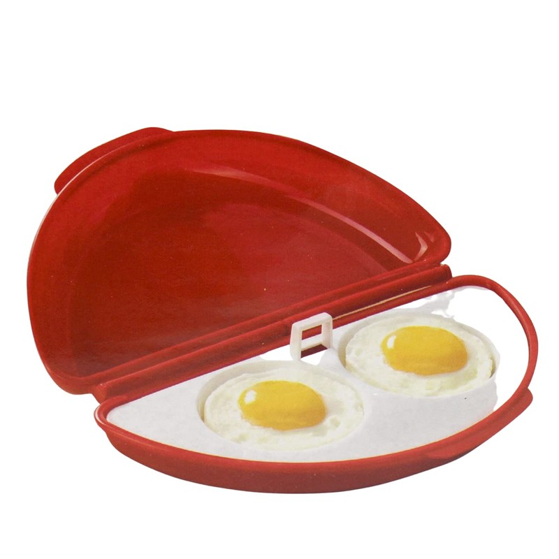 Dependable Industries inc. Essentials Microwaveable Microwave Omelet Pan and 2