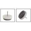 Pack of 16 Felt Furniture Glides Diameter 28 mm for