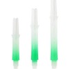 L-Style L-Shaft Lock Straight Twotone White Clear Green Display Length