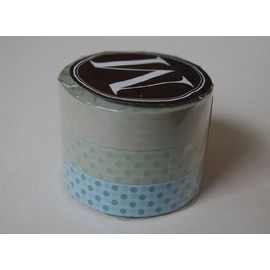 Classiky Washi Paper Masking Tape 3pcs Set/M,N,L,K (M：45026-03)
