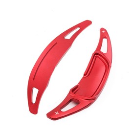 Ysbxitu Car Steering Wheel Paddle Shift Extension Extension Shift Paddle Fits Benz AMG GT C/CLA/CLS/E/G/GLA/GLE/GLS//SL AMG, Aluminium Alloy Steering Wheel Shift Paddle Red