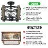 BrightHome Farmhouse Rustic Light Fixture Ceiling Mount, Semi Flush Mount