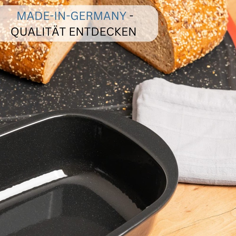 Westmark bread pan, enamel, 37 x 20 x 7 cm