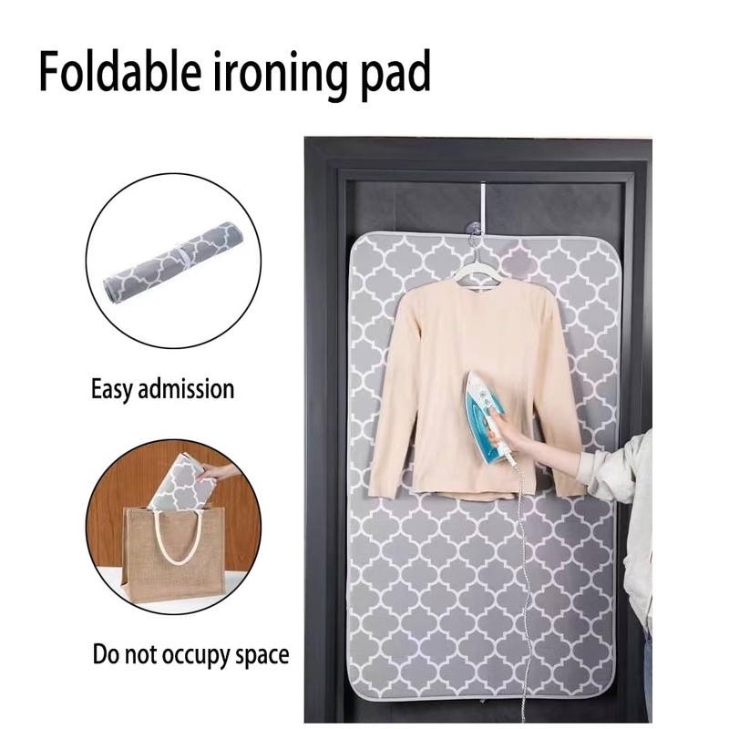 QYINXIU Ironing Mat,Heat Resistant Ironing Blanket, Thick Portable Travel Ironing
