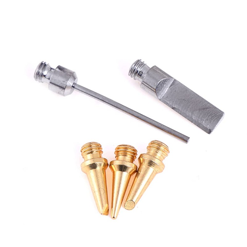WANGCL 5Pcs Soldering Tips, Gas Soldering Iron Tips Kit Electric