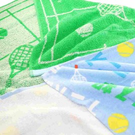 Marushin 0605007700 Tennis Club Face Towels, Set of 2, Antibacterial and Odor Resistant