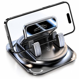 Car Phone Mount for Dashboard Navigation – 360° Rotating Anti-Slip Silicone Phone Holder for Everyday Driving