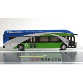 Iconic Replicas OmniTrans San Bernardino 1/87 Scale New Flyer Xcelsior XN40 Transit Bus Diecast