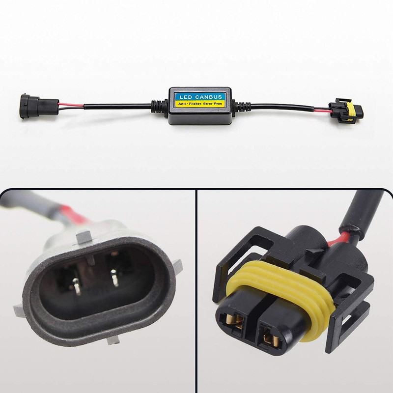 H8/H9/H11 LED Anti Flicker Capacitor Error Code Computer Warning Canceller