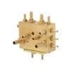 15 Holes Dental Cabinet Integrated Air Water Chassis Valve Copper