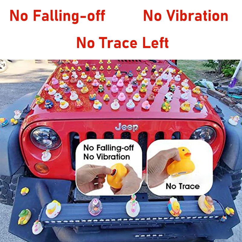 40Pcs Duck Plug - Rubber Duck Mount,Flock Locker Rubber Duck