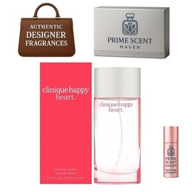 prime scent haven Happy Heart Perfume for Women Eau De Parfum Spray 3.4 oz - Bundled with Perfume Atomizer