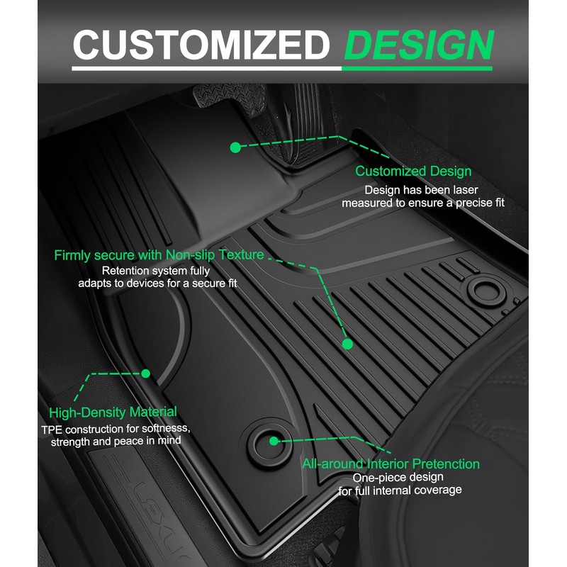 Original 2023 2024 RX Floor Mats for Lexus RX350/RX350h/RX500h (NOT