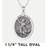 Fashion Jewelry Large ST ANGEL MICHAEL PROTECT FAITH Charm 925